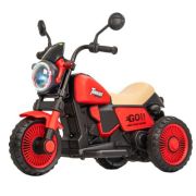 Motocicleta cu acumulator, rosie