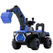 Excavator cu acumulator, 6V, 4A, albastru