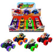 Masinute Off-Road, cu frictiune, 8. 2x8. 6x7. 6 cm, 8 buc/display