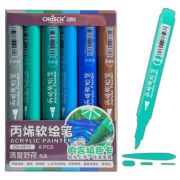 Marker acrilic, 6 culori/set, CHOSCH
