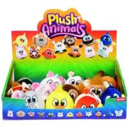 Animalut din plus, 8 cm, 12 modele, Toi-Toys