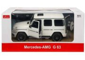Masina cu telecomanda Mercedes-Benz G63 alb, scara 1: 14, Rastar