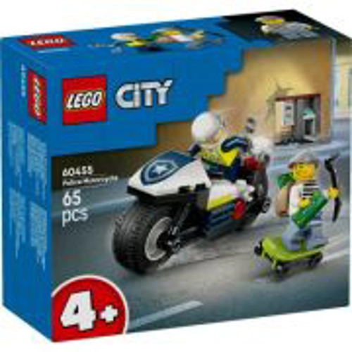 LEGO City. Urmarire cu motocicleta de politie 60455, 65 piese