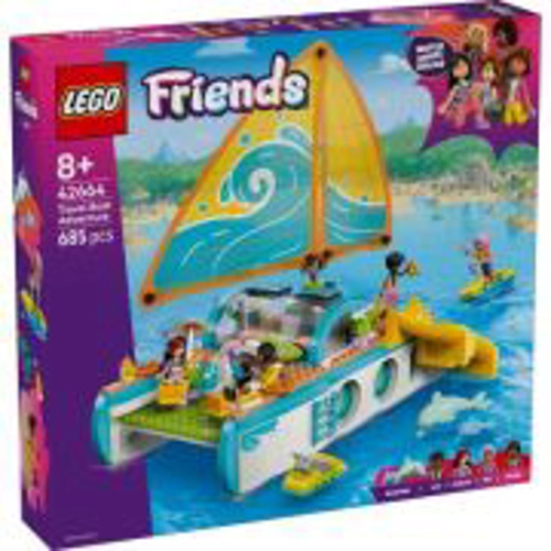 LEGO Friends. Calatoria aventuroasa cu barca 42664, 685 piese