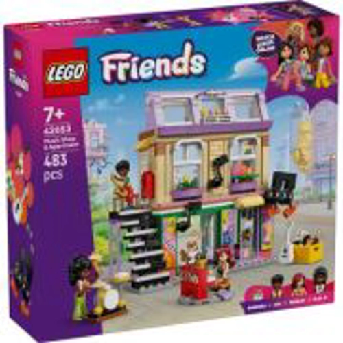 LEGO Friends. Magazin de muzica si apartament 42653, 483 piese