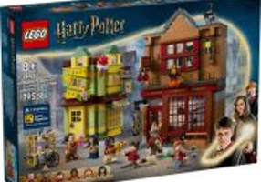 LEGO Harry Potter. Furnituri Vajthat de calitate si magazin de inghetata 76452, 795 piese