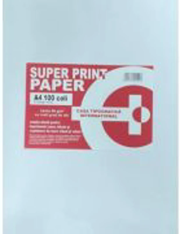 Hartie pentru scris si copiator, Super Print A4, 100 coli, Casa Tipografica