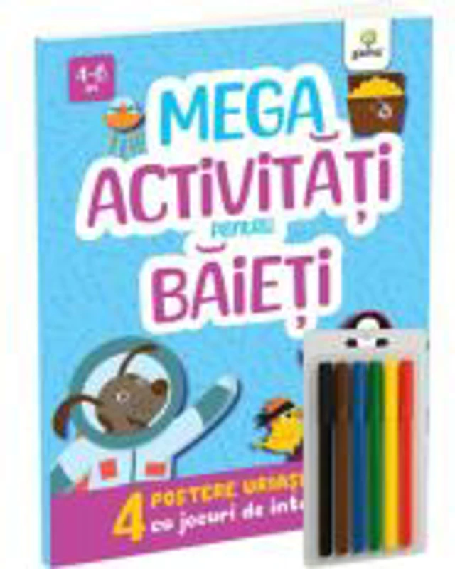 MEGA activitati pentru baieti. Postere cu activitati