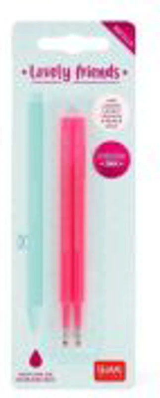 Set 2 rezerve pix Lovely Friends, neon pink, Legami