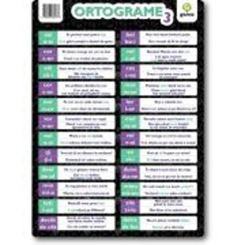 Poster Ortograme 3 A4