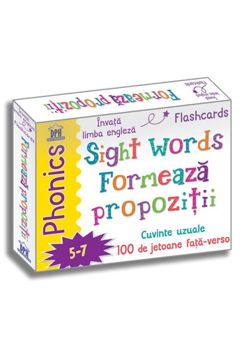 Sight words - Formeaza propozitii - Jetoane Limba Engleza