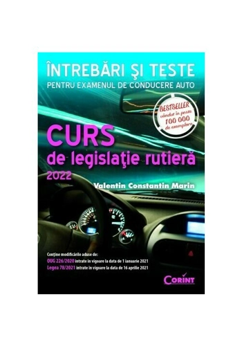 Curs de legislatie rutiera 2022. Intrebari si teste