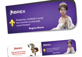 Semn de carte magnetic - Regina Maria