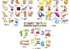 Pachet Planse Educationale Romana Engleza