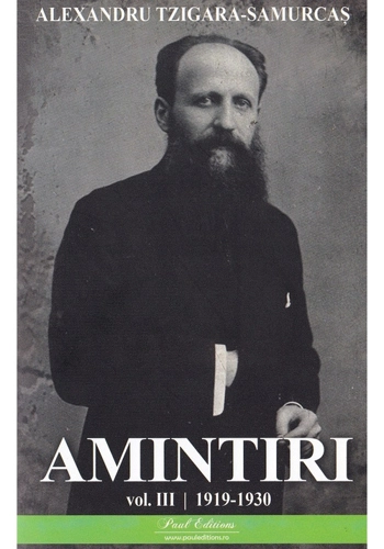 Amintiri Vol.3: 1919-1930