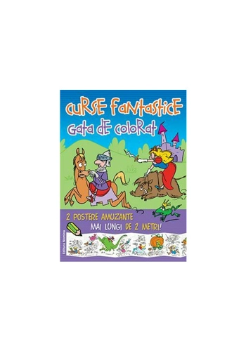 Curse fantastice 3 (albastru-mov, animale)