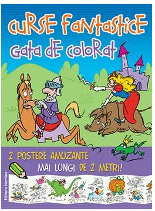 Curse fantastice 3 (albastru-mov, animale)