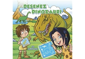 Desenez dinozauri - sabloane