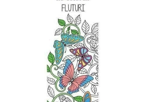 Semne de carte de colorat - Fluturi
