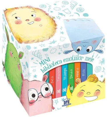 Mini Biblioteca emotiilor mele. Cutie cu 6 carticele