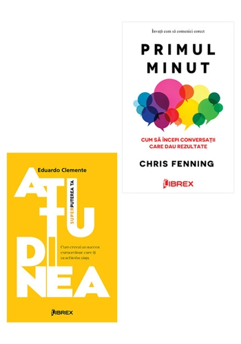 Pachet Atitudinea + Primul minut. Set 2 carti