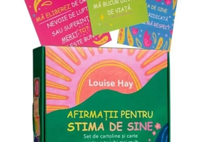 Afirmatii pentru stima de sine. Set de cartoline si carte pentru a te iubi mai mult