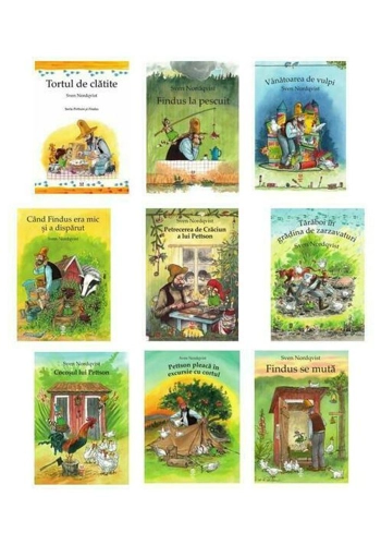 Colectia Pettson & Findus. Set 9 carti