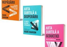Pachet Mark Manson. Set 3 volume