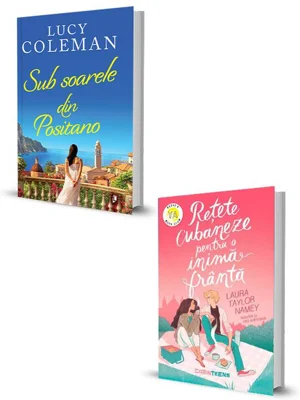 Pachet Sub soarele din Positano + Retete cubaneze pentru o inima franta. Set 2 carti
