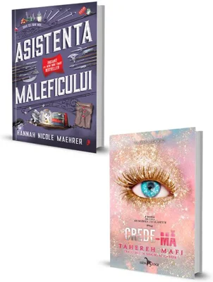 Pachet Asistenta Maleficului + Crede-ma (o nuvela din seria „Atingerea lui Juliette”). Set 2 carti