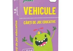 Carti de joc educative. Vehicule