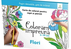Colorăm împreună. Flori