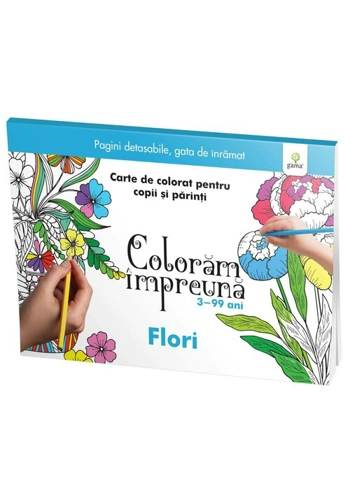 Colorăm împreună. Flori