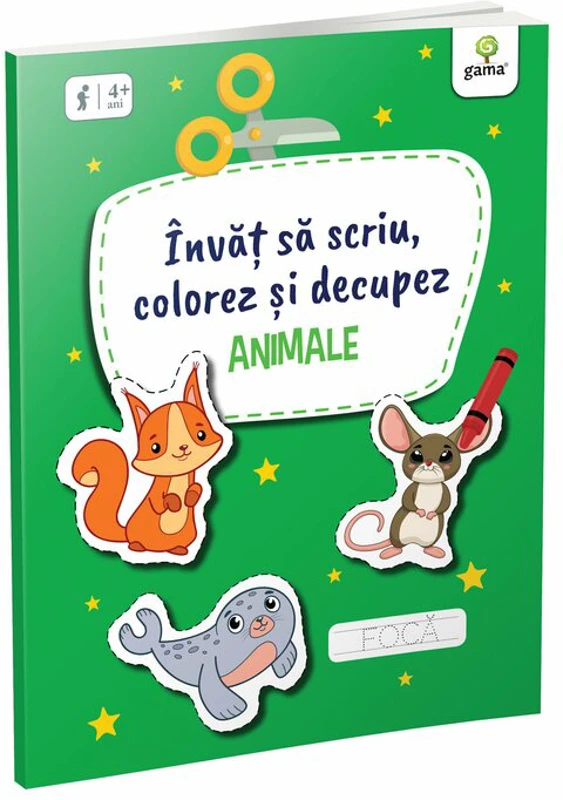 Invat sa scriu colorez si decupez • Animale