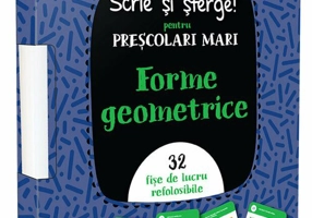 Forme geometrice/Scrie și șterge!