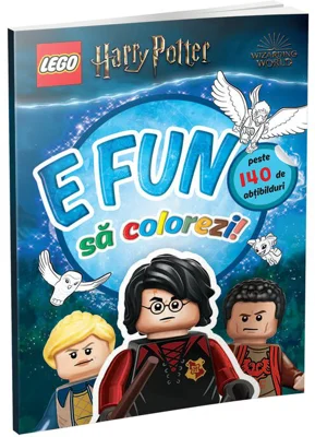 E fun sa colorezi! – Harry Potter (carte de colorat cu abtibilduri)