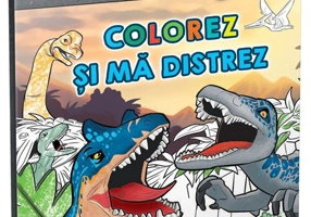 Colorez si ma distrez – Jurassic World (carte de colorat)