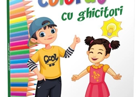 Carte de colorat cu ghicitori