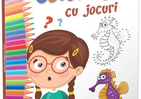 Carte de colorat cu jocuri