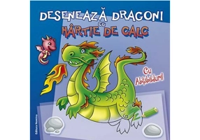 Deseneaza dragoni cu hartie de calc