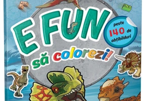 E fun sa colorezi - Jurassic World (carte de colorat cu abtibilduri)
