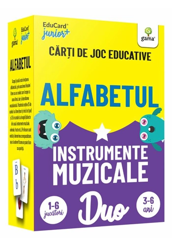 DuoCard - Alfabetul • Instrumente muzicale