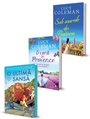 Pachet Sub soarele din Positano + O vara in Provence + O ultima sansa. Set 3 carti