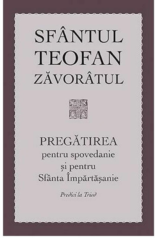 Pregatirea pentru spovedanie