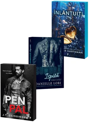 Pachet Pen Pal + Inlantuiti + Sumbra ispita. Set 3 carti