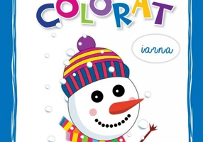 Cartea mea de colorat: Iarna