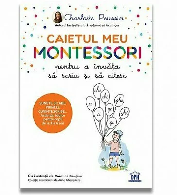 Caietul meu Montessori pentru a invata sa scriu si sa citesc