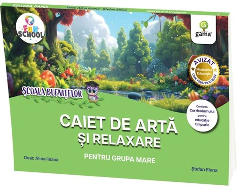 Caiet de arta si relaxare pentru grupa mare