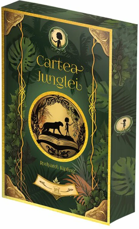 Cartea Junglei - cu folio si canturi ilustrate