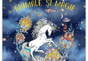 Animale si magie - Carte de colorat